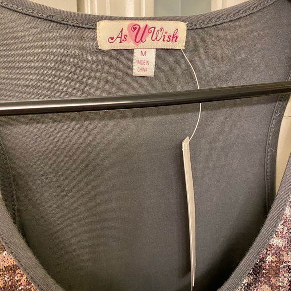 Silver Sequin Tank Dress - Picture 5 of 5